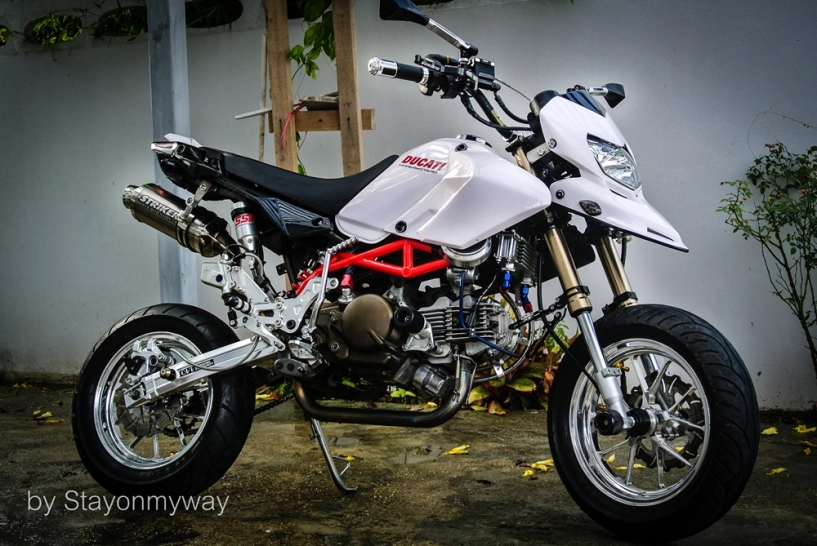 Kawasaki ksr độ thành ducati hypermotard - 2