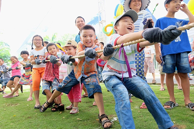 Ngày hội phú mỹ hưng tăng cường thể lực hướng nghiệp cho trẻ qua những trò chơi bổ ích - 2