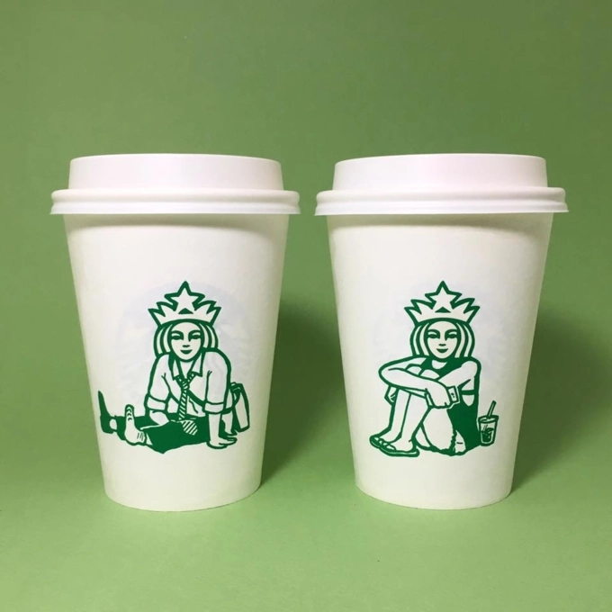 Nghệ sĩ hàn quốc thổi làn gió mới cho logo starbucks với phiên bản siêu ngộ nghĩnh - 3