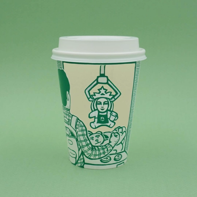 Nghệ sĩ hàn quốc thổi làn gió mới cho logo starbucks với phiên bản siêu ngộ nghĩnh - 5