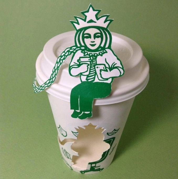 Nghệ sĩ hàn quốc thổi làn gió mới cho logo starbucks với phiên bản siêu ngộ nghĩnh - 6