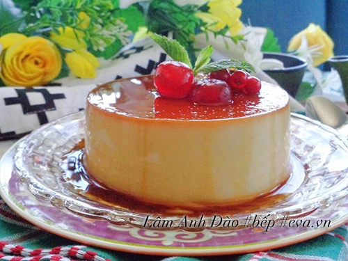 Cách làm bánh flan pudding mềm mịn thanh mát - 8