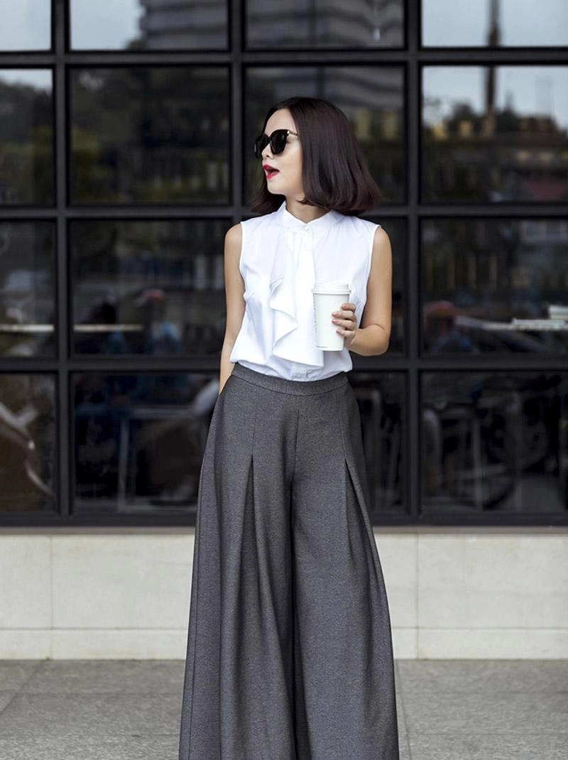 Cao như hồ ngọc hà hoa hậu thùy dung cũng không tránh khỏi xấu vì quần culottes - 9