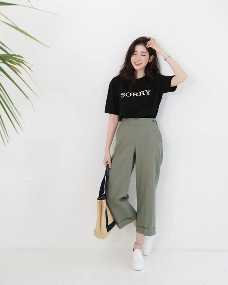 Cất legging và quần jeans đi 2018 phải mặc quần culottes mới chuẩn - 2