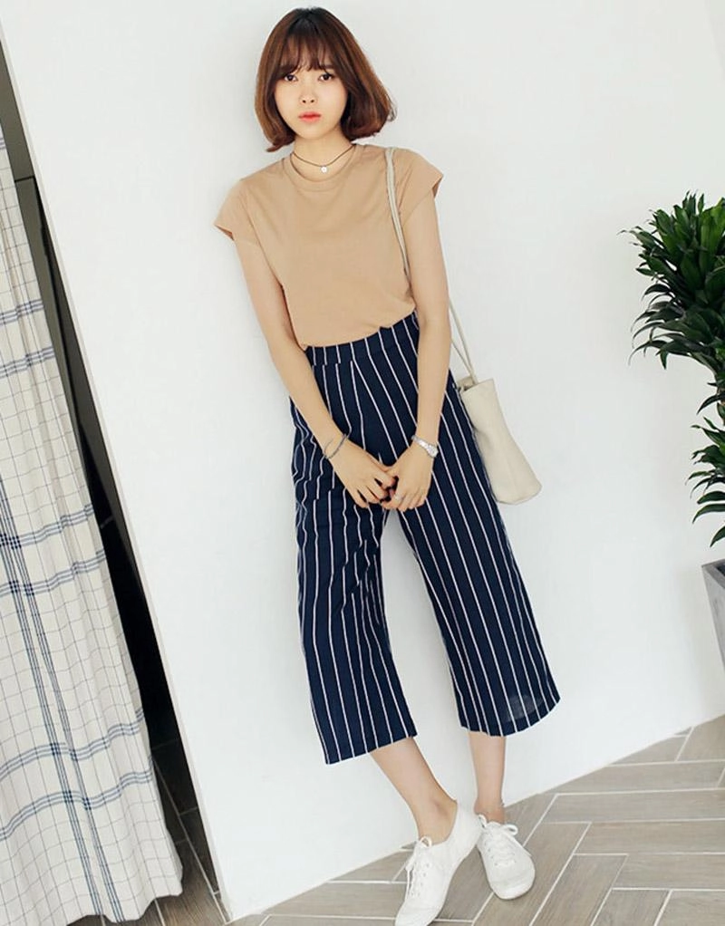 Cất legging và quần jeans đi 2018 phải mặc quần culottes mới chuẩn - 5