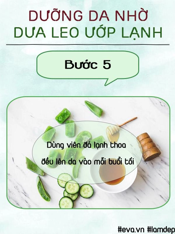 Công thức dưa leo ướp đá giúp nữ hoàng gợi cảm châu á u40 da mịn như em bé - 9