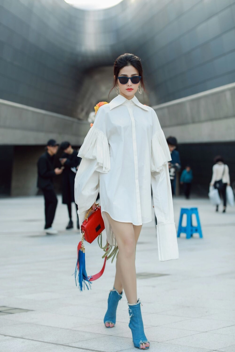 Diện đồ việt nam diễm my 9x vẫn khiến hàng triệu trái tim tại seoul fashion week rung động - 12