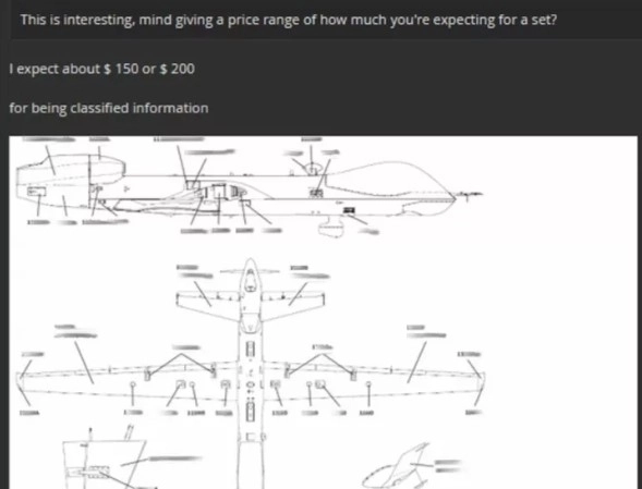 Hacker bán tài liệu về máy bay không người lái của quân đội mỹ với giá 150 usd - 1