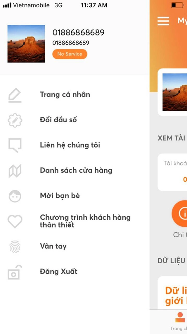 Hướng dẫn chuyển từ 11 số sang 10 số trên app my vietnammobile - 2