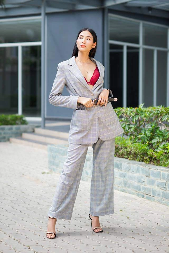 Không sợ niềng răng xấu á hậu hoàng thùy vẫn khoe street style thời thượng - 4