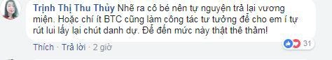 Lê âu ngân anh bị đề nghị tước vương miện và đây là phản ứng của cư dân mạng - 4