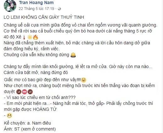 Nhà văn nam điêu lọ lem không cần giày thủy tinh - 3