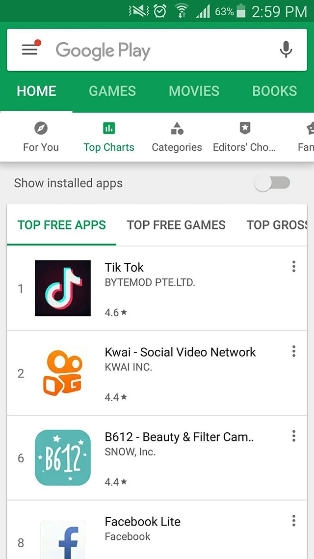 Vượt facebook tik tok trở thành ứng dụng miễn phí được yêu thích nhất trên apple store và google play - 1