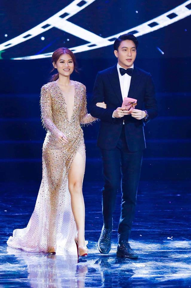 Ngọc thanh tâm phải mang giày cao đến 20cm để diện lại chiếc váy của minh tú - 4