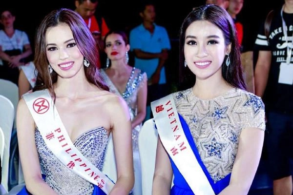 Cũng tự tay trang điểm tại miss world lan khuê đỗ mỹ linh lại chẳng sánh lại tiểu vy vì - 7