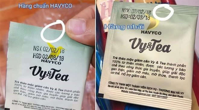 Havyco cảnh báo hàng nhái hàng giả thương hiệu trà vy - 1