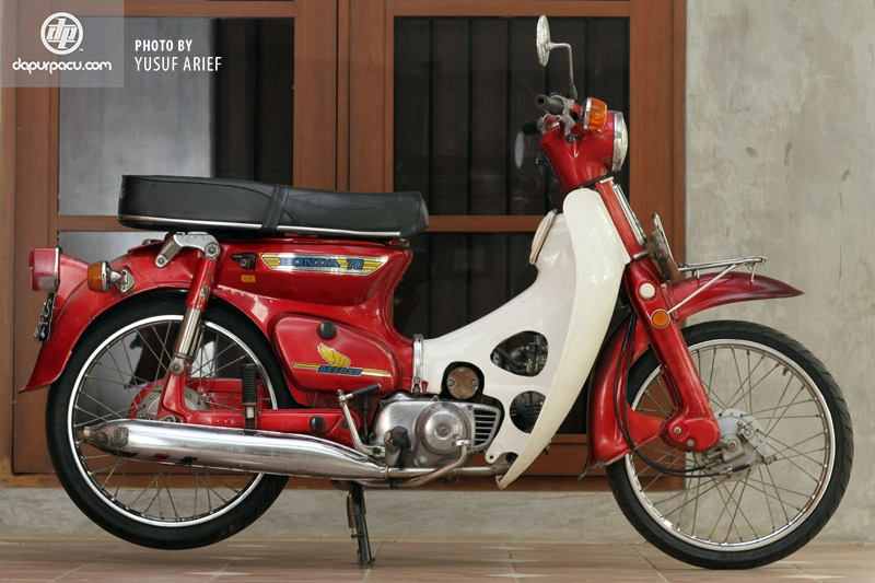  honda c70 đỏ zin - ký ức một thời - 5