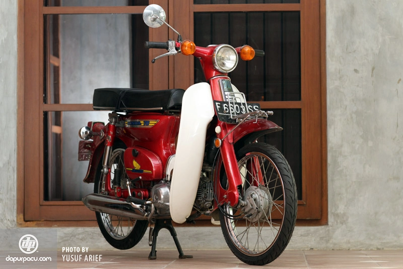  honda c70 đỏ zin - ký ức một thời - 6