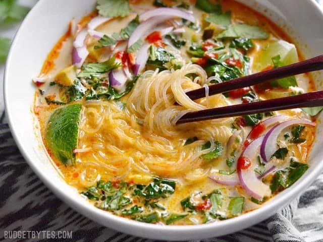 Soup rau curry thái - món ăn cho người ăn chay - 4