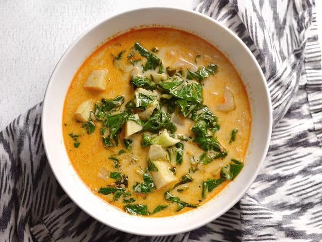 Soup rau curry thái - món ăn cho người ăn chay - 23