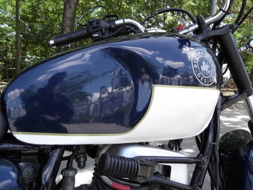  sym bonus độ thành triumph bonneville ở sài gòn - 5