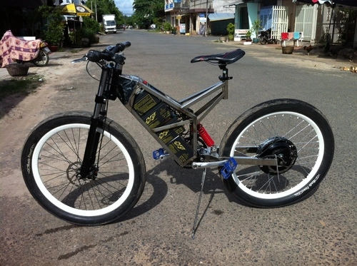  xe đạp điện tự chế độc nhất tại việt nam - 3