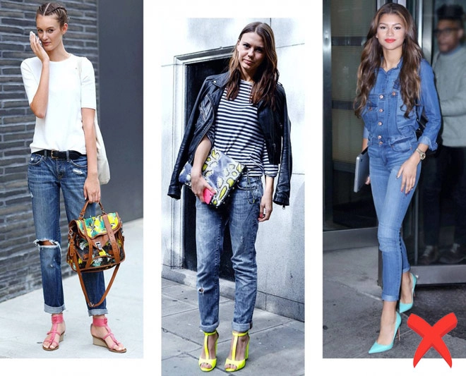 Mặc quần jeans chẳng thể đẹp vì chọn sai giày kết hợp - 9