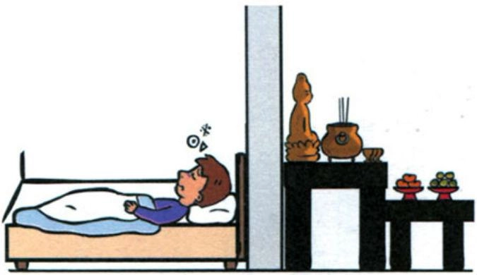 Phòng ngủ mà bố trí ngay sát phòng thờ bất lợi đủ đường - 1