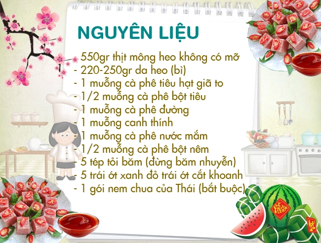 Tự làm nem chua vừa ngon vừa sạch nhâm nhi ngày tết - 1