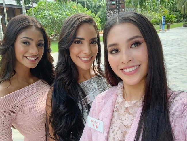 Hoa hậu tiểu vy thi đấu căng thẳng để giành vé vào thẳng top 30 tại miss world 2018 - 2