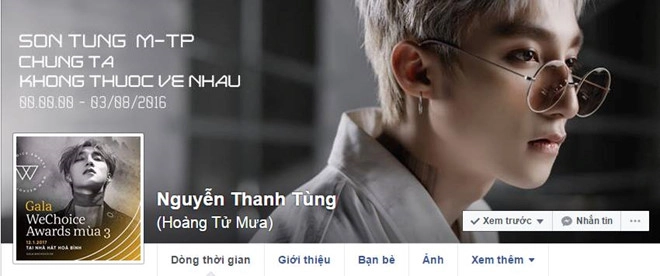 Trang cá nhân của sơn tùng m-tp bất ngờ bị vô hiệu hóa vì vi phạm chính sách của facebook - 1