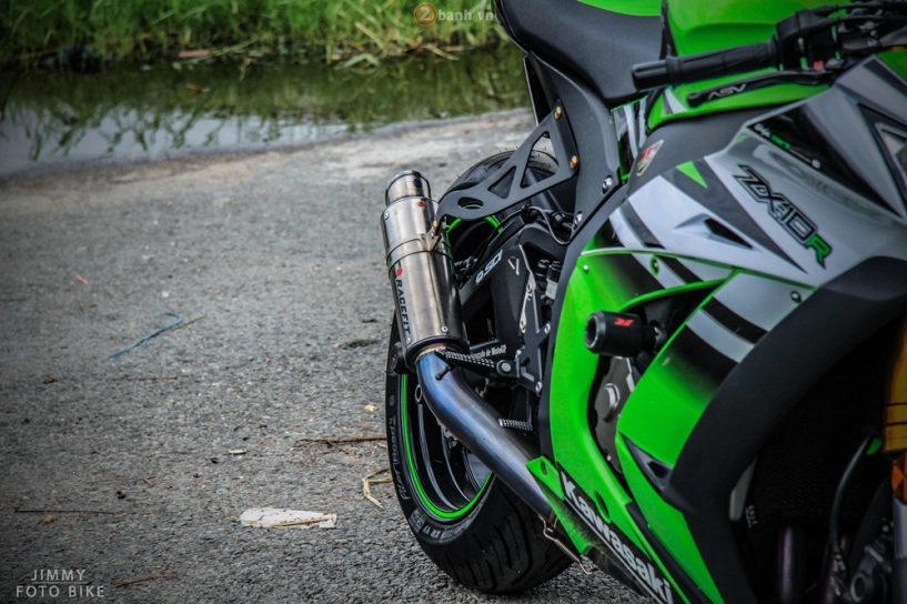 Hàng khủng zx10r phiên bản 30 năm tạo dáng tại sài gòn - 9