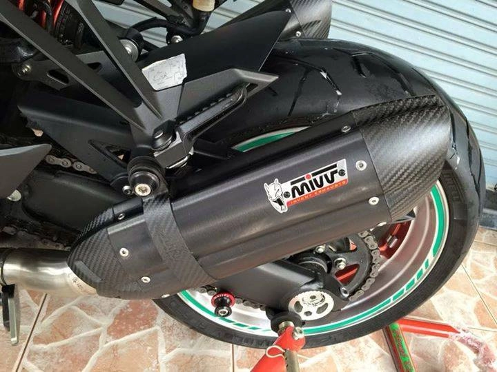 Kawasaki z1000 đời 2013 phiên bản đặc biệt độ pô mivv của người thái - 7