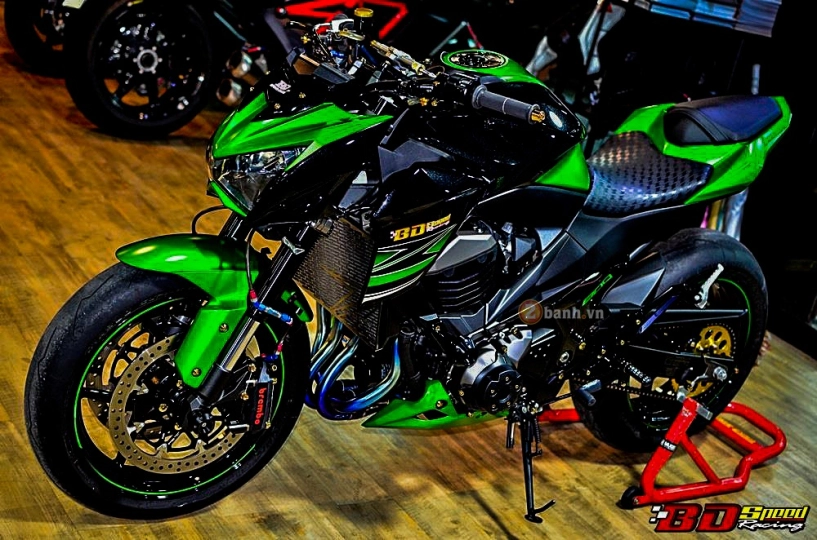 Kawasaki z800 độ trong bộ giáp đầy kiêu sa trên đất thái - 1