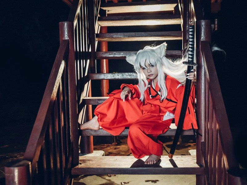 Nhóc tỳ hà thành- cao hữu nhật cosplay inuyasha siêu đáng yêu - 5