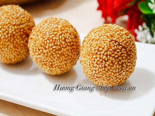 Bánh rán lúc lắc nhân đậu đỏ giòn thơm - 9