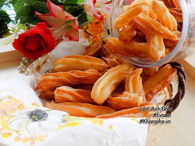 Bánh xoắn chiên giòn trông cực ngon mà làm cực dễ - 8