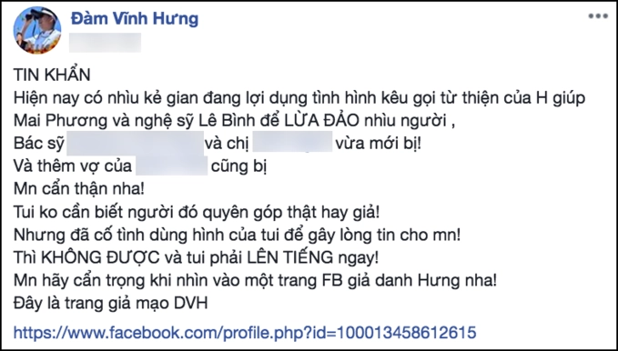 Bị kẻ xấu giả mạo facebook mr đàm bay ra nghệ an nhờ cơ quan chức năng can thiệp xử lý - 1