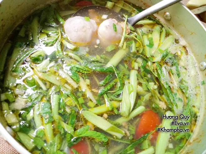 Canh riêu cua khoai sọ vợ nấu thế này chồng nào chả mê - 8