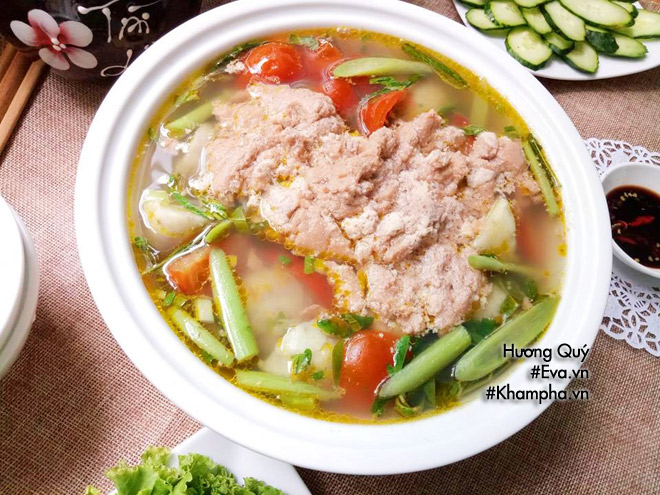 Canh riêu cua khoai sọ vợ nấu thế này chồng nào chả mê - 9