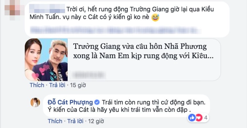 Cát phượng nói sao khi biết nam em từng rung động trước kiều minh tuấn - 2