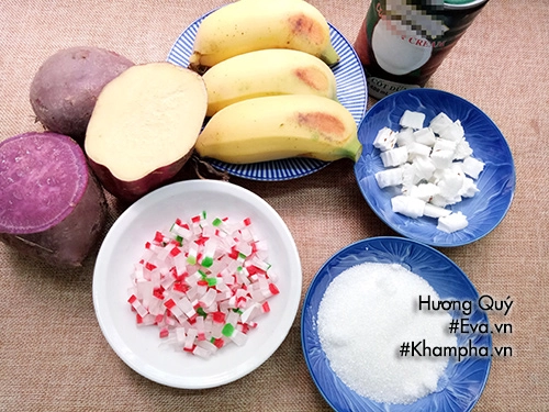 Chè chuối khoai lang mát lạnh ngày hè - 1