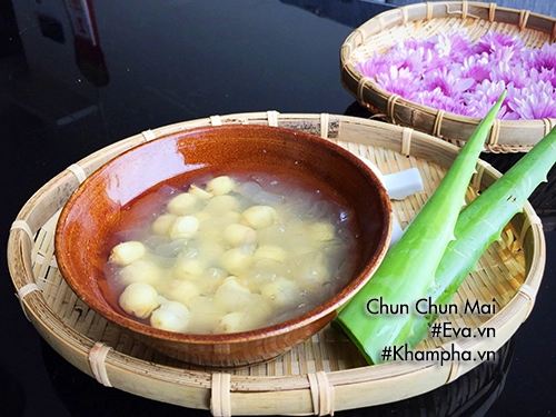 Chè nha đam hạt sen thơm ngon giúp giải nhiệt ngày nóng - 8