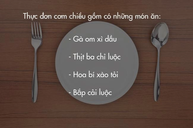 Cơm tối ngon miệng với gà om xì dầu hoa bí xào tỏi - 1