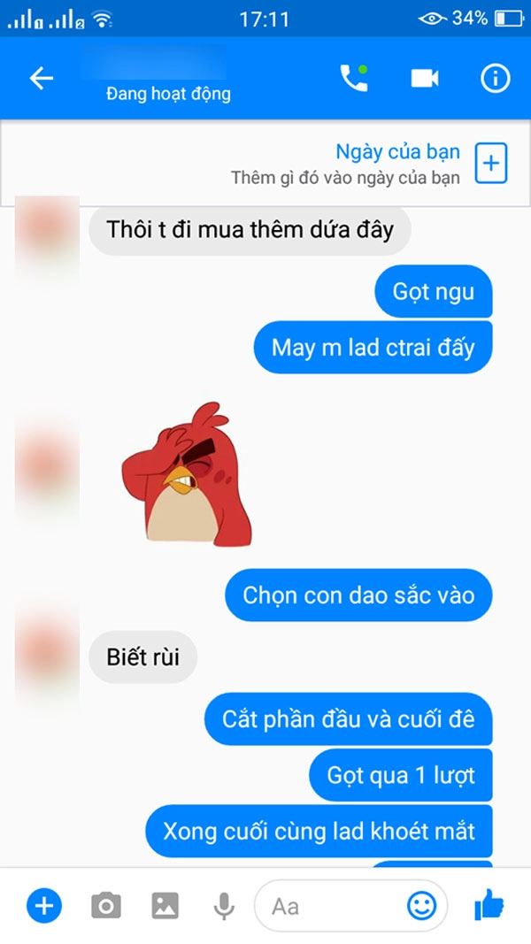 Dạy bạn trai gọt dứa qua tin nhắn cô gái cười đau ruột vì thế này bao giờ mới lấy được vợ - 1