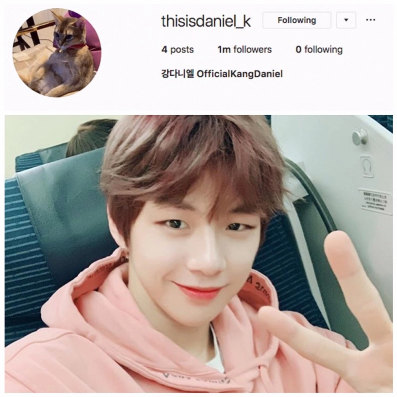 Kang daniel trở thành người có tài khoản instagram đạt 1 triệu lượt theo dõi nhanh nhất thế giới - 1