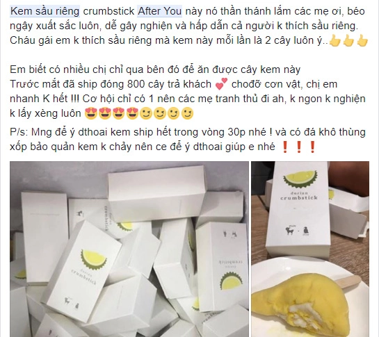 Kem múi sầu riêng thái 120 nghìncây ăn 12 giây là hết nhưng người việt thi nhau mua - 5