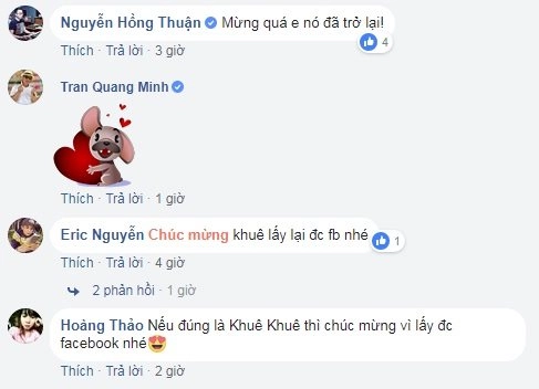 Lan khuê đã đòi lại được tài khoản facebook hơn 900000 follow từ tay hacker - 2