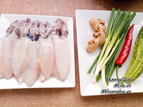 Mực hấp gừng tươi ngon cho dịp cuối tuần - 1