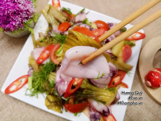 Mực xào dưa chua lạ miệng đổi món ăn tươi dịp cuối tuần - 8